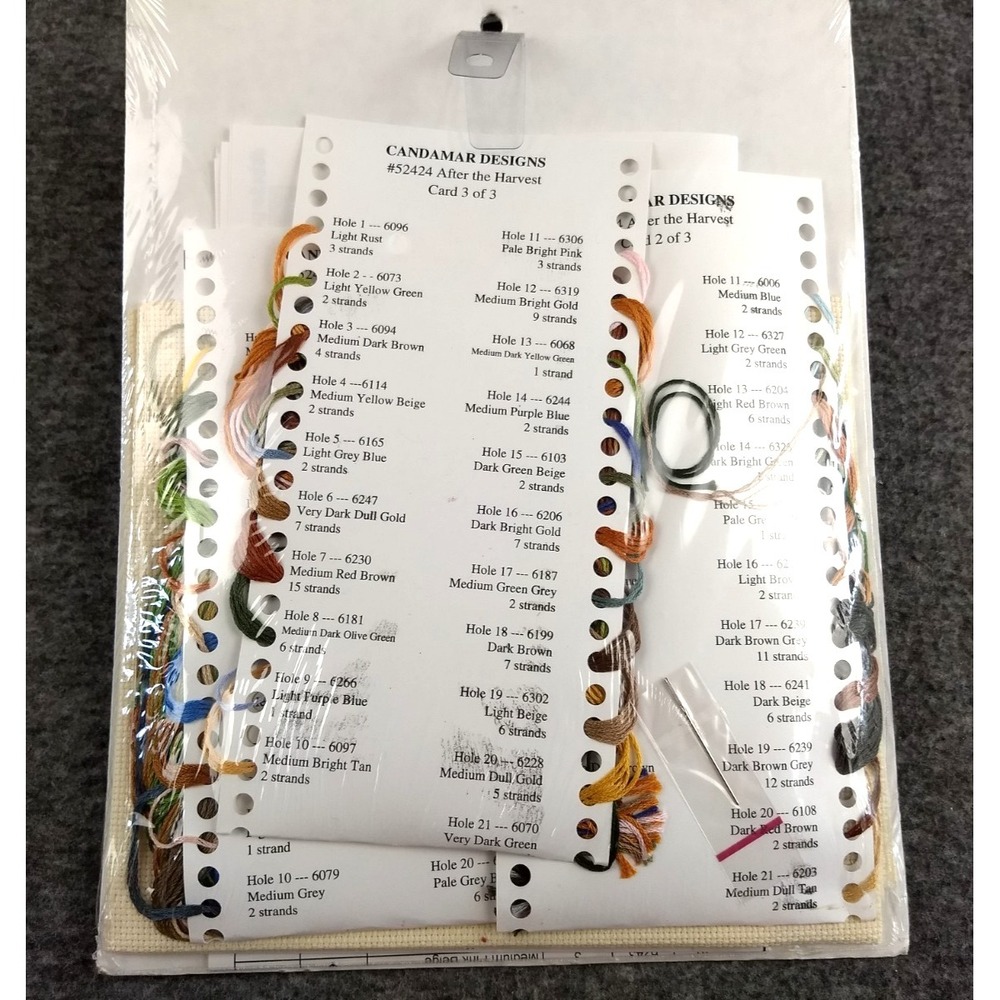 Candamar Designs Gold Collection Counted Cross Stitch Kit After The‎ Harvest NEW - Picture 10 of 16